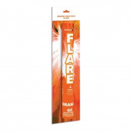 Orange Hand Held Coloured Fountain (Pack of 1)