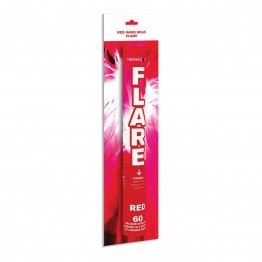Red Hand Held Coloured Fountain (Pack of 1)